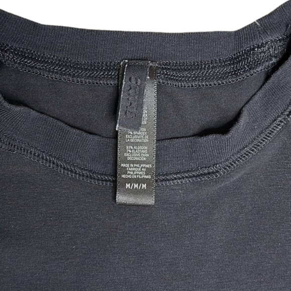 SKIMS Soft Lounge Mini Bodycon Dress Size M Fits Everybody Cotton Short Sleeve - Picture 4 of 6